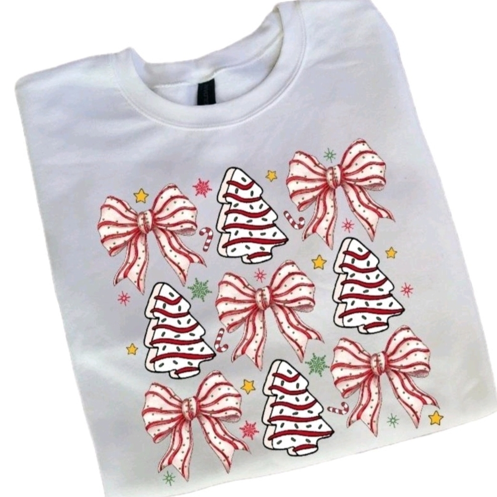 Christmas Tree Cake Sublimation Sweatshirt